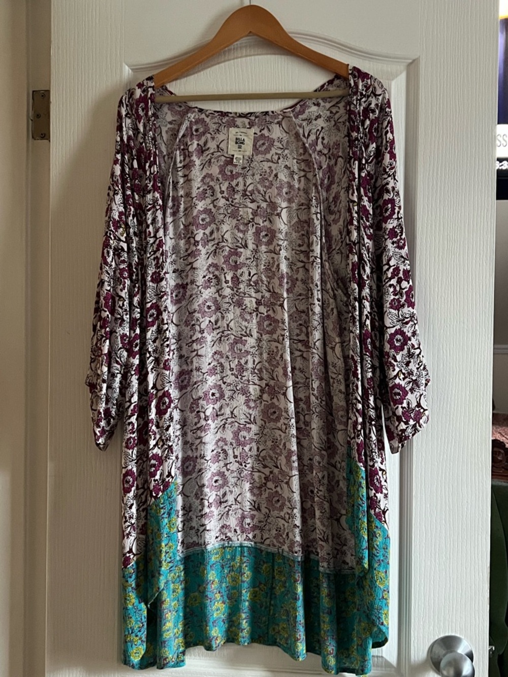 🌺Billabong Floral Boho Open Kimono Cardigan🌺